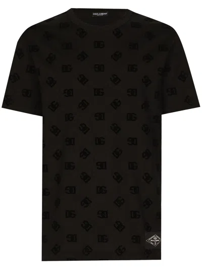 Dolce & Gabbana Black Cotton Clothing T-shirts And Polos