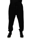 Dolce & Gabbana Black Cashmere Jogger Men Sweatpants Pants In Black