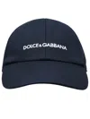 DOLCE & GABBANA DOLCE & GABBANA BLACK COTTON HAT