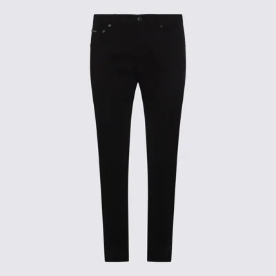 Dolce & Gabbana Black Cotton Jeans