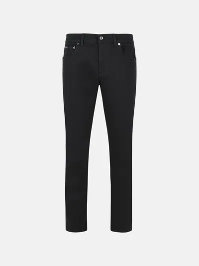 Dolce & Gabbana Black Cotton Jeans