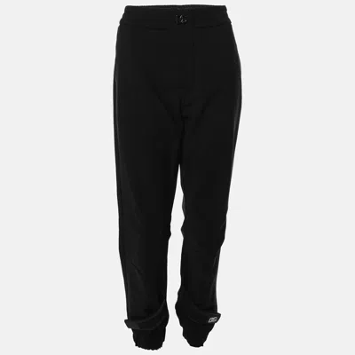 Pre-owned Dolce & Gabbana Black Cotton Jogger Xs