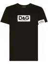 Dolce & Gabbana Logo-decorated T-shirt In Black
