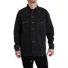 Dolce & Gabbana Black Cotton Long Sleeve Denim Casual Shirt In Black