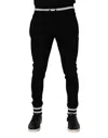 Dolce & Gabbana Black Cotton Men Jogger Sweatpants Pants In Black