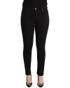 Dolce & Gabbana Black Skinny Denim Cotton Stretch Trouser Jeans In Black