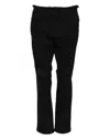 Dolce & Gabbana Black Cotton Mid Waist Flared Denim Jeans