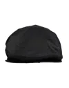 Dolce & Gabbana Black Cotton Newsboy Capello Cabbie Hat In Black