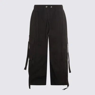 DOLCE & GABBANA BLACK COTTON PANTS