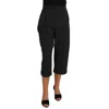 Dolce & Gabbana Black Cotton Pants In Black