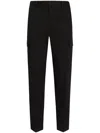 Dolce & Gabbana Black Cotton Pants With Pockets In Black
