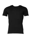 Dolce & Gabbana Black Cotton Round Neck Short Sleeves Men T-shirt In Black