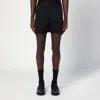 Dolce & Gabbana Stretch Cotton Shorts With Dg Hardware In Black
