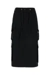Dolce & Gabbana Black Cotton Skirt In Black