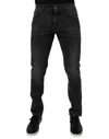 Dolce & Gabbana Black Slim Fit Stretch Men Denim Pants Jeans