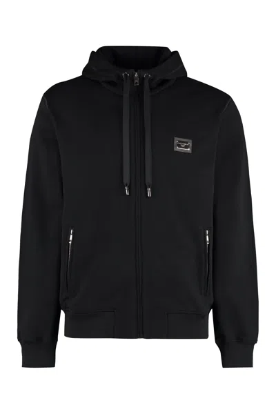 Dolce & Gabbana Black Cotton Sweatshirt