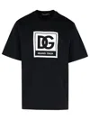 Dolce & Gabbana Logo Print T-shirt In Black