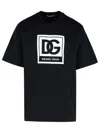 Dolce & Gabbana Logo Print T-shirt In Black