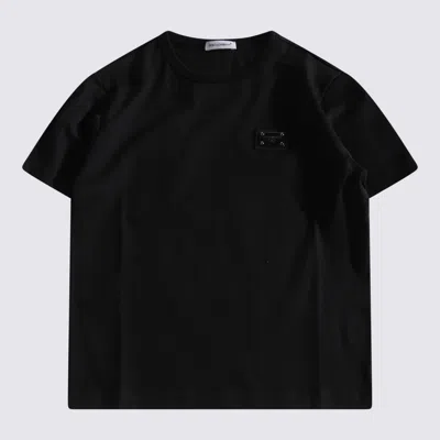 Dolce & Gabbana Kids' Black Cotton T-shirt