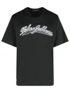 Dolce & Gabbana Men Short Sleeve T-shirt With Logo In Black