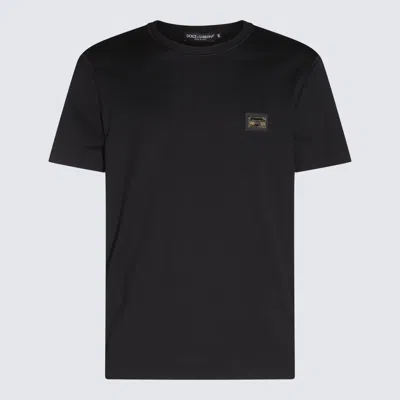 Dolce & Gabbana Black Cotton T-shirt