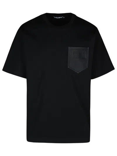 Dolce & Gabbana Black Cotton T-shirt | ModeSens