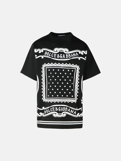 Dolce & Gabbana Black Cotton T-shirt