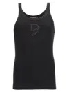 Dolce & Gabbana 'tank Top With Dg Embroidery In Black