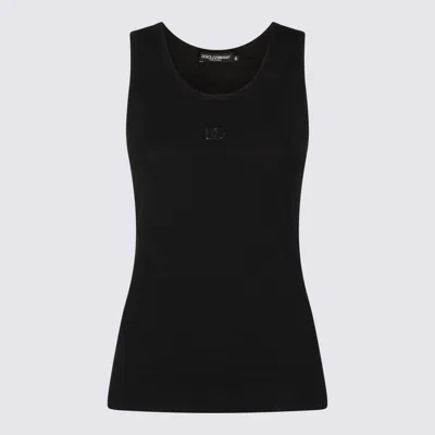 Dolce & Gabbana Black Cotton Top