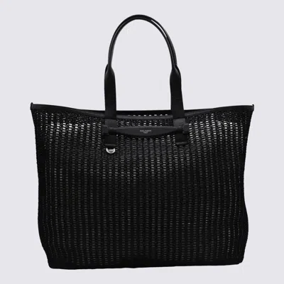 DOLCE & GABBANA DOLCE & GABBANA BLACK COTTON TOTES