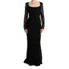 Dolce & Gabbana Black Cotton Women's Dress