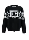 Dolce & Gabbana Maglia Con Logo Dg In Black
