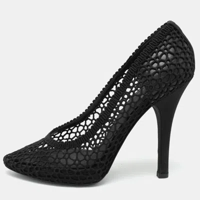 Pre-owned Dolce & Gabbana Black Crochet Pumps Size 39
