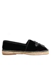 Dolce & Gabbana Man Espadrilles Black Size 6 Cotton In Animal Print