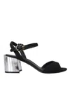 Dolce & Gabbana Mirrored Mosaic Heel Sandals