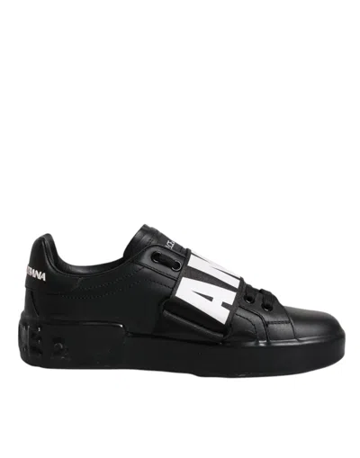 Dolce & Gabbana Sneakers In Black And White