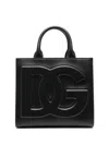 Dolce & Gabbana Black Daily Shopper Bag In Black