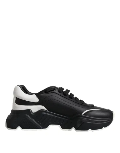 Dolce & Gabbana Black Daymaster Sneakers In Black And White