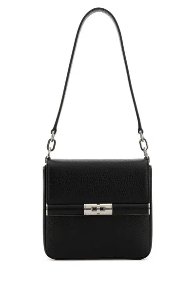Dolce & Gabbana Black 'deerskin' Crossbody Bag In Leather