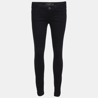 Pre-owned Dolce & Gabbana Black Denim Pretty Fit Jeans S/waist 30"