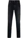 Dolce & Gabbana Dg Essentials Slim-fit Jeans In Black
