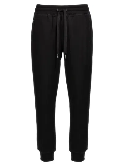 DOLCE & GABBANA BLACK DG ESSENTIAL PANTS