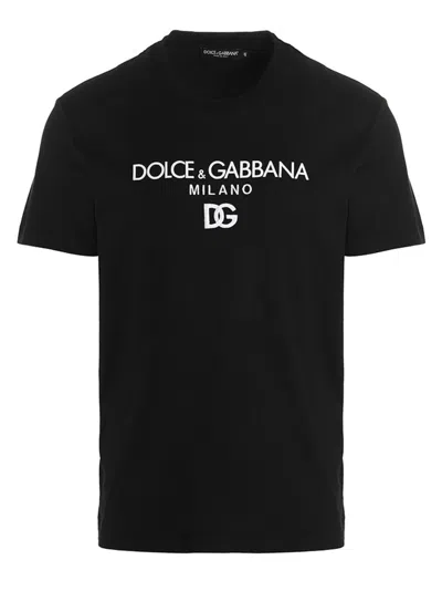 DOLCE & GABBANA BLACK DG ESSENTIAL T-SHIRT