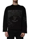 Dolce & Gabbana Black Dg Heaven Crew Neck Pullover Sweater