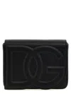 Dolce & Gabbana Black Dg Logo Bag Medium Shoulder Bag In Black