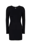 Dolce & Gabbana Short Milano Rib Dress With Dg Logo