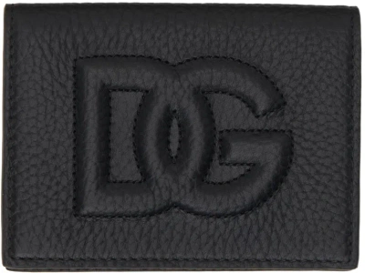 Dolce & Gabbana Black 'dg' Logo Wallet