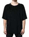 Dolce & Gabbana Black Dg Mania Logo Print T-shirt