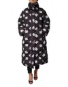 Dolce & Gabbana Black Dg Mania Puffer Quilted Long Coat Jacket