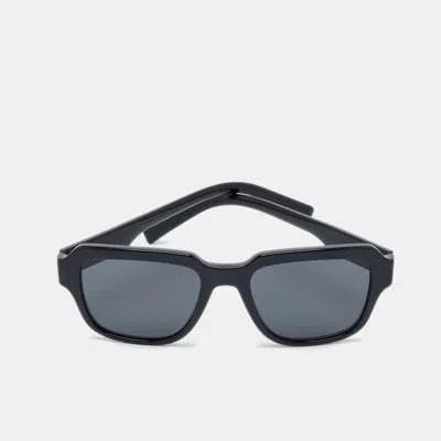 Pre-owned Dolce & Gabbana Black Dg4402 Square Sunglasses